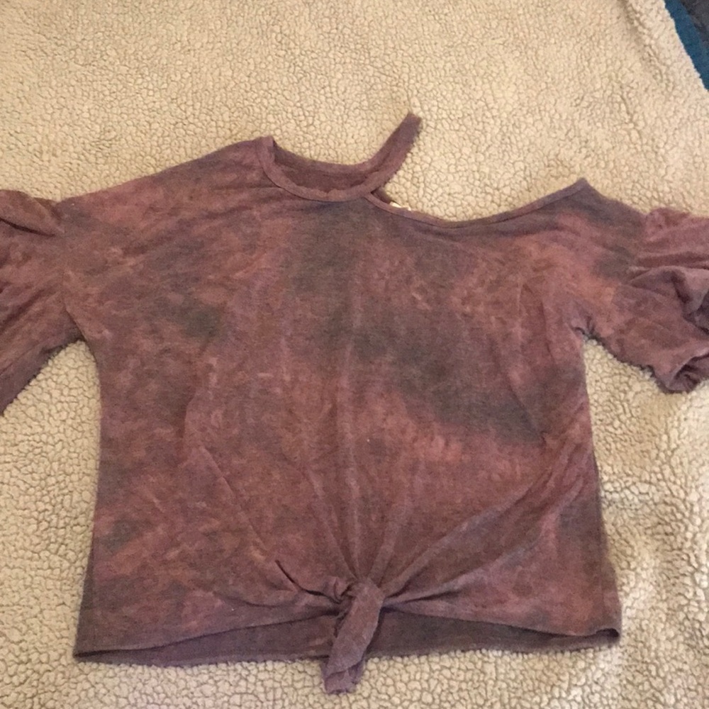 Off the shoulder crop top